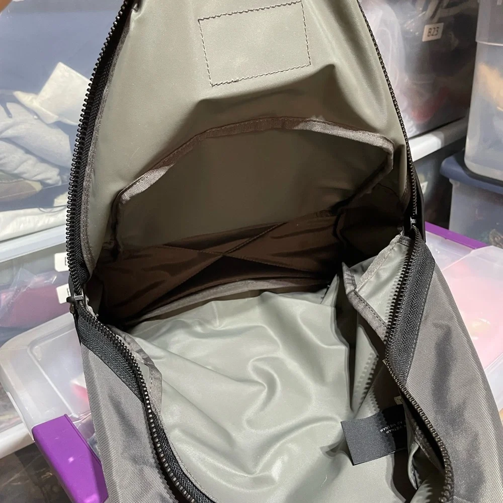 Marc by Marc Jacobs Gray Backpack with Black Accents